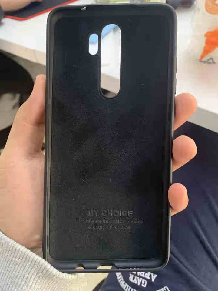 【现货发售】启瑟 红米NOTE8pro手机壳 红米note8液态硅胶壳保护套磨砂防摔全包超薄个性纯色 红米NOTE8Pro【魔力黑】+钢化膜(送液)怎么样，好用,第4张