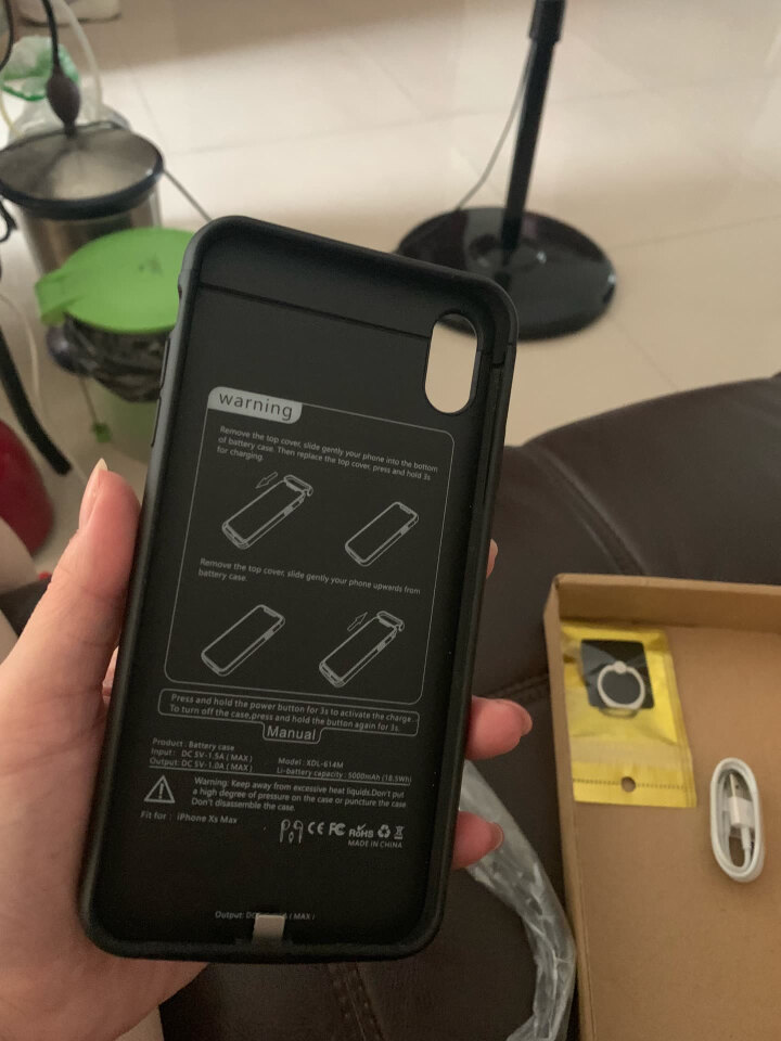 图欧索 苹果XSMax/XR/XSiPhone背夹充电宝移动电源电池手机壳无线一体 苹果XS Max,第3张