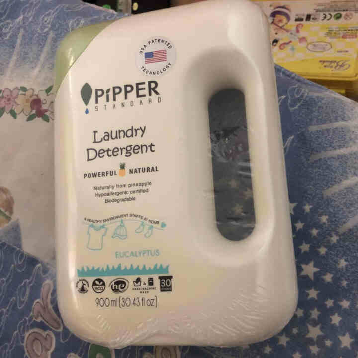 PIPPER 洗衣液尤加利香 900ml 婴儿洗衣液 植物酵素 尤加利香型怎么样，好用吗，口碑，心得，评价，试用报告,第2张