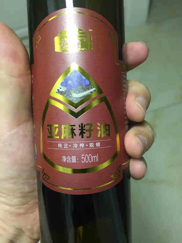 蒙谷香亚麻籽油初榨冷榨脱蜡纯食用油500ML 亚麻酸56.3%内蒙古小瓶胡麻油天然怎么样，好用吗，口碑，心得，评价，试用报告,第2张