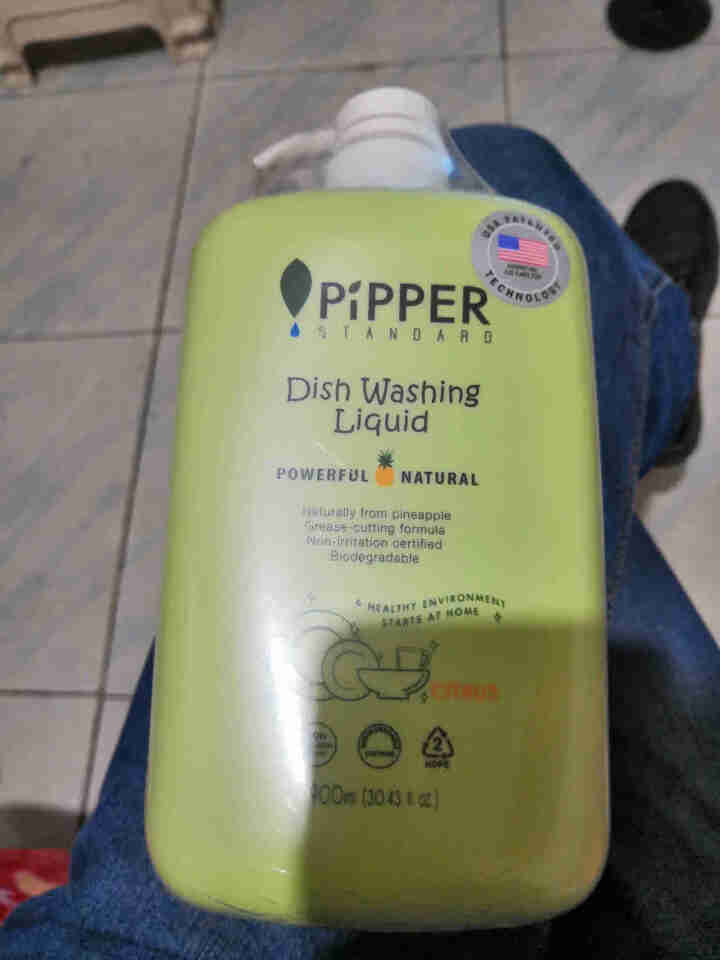 PIPPER 洗洁精 900ml 果蔬清洁剂 植物酵素怎么样，好用吗，口碑，心得，评价，试用报告,第4张