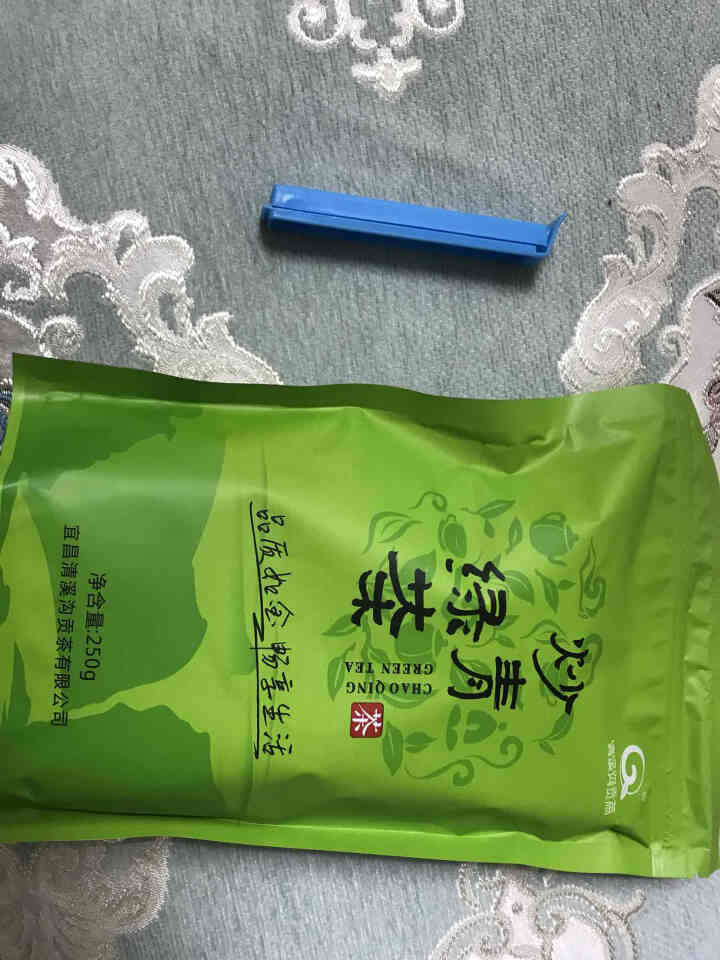 绿茶茶叶2019新茶春茶高山云雾茶叶绿茶袋装茶包散装日照清溪沟贡茶旗舰店湖北宜昌口粮炒青绿茶250g 草绿色怎么样，好用吗，口碑，心得，评价，试用报告,第2张