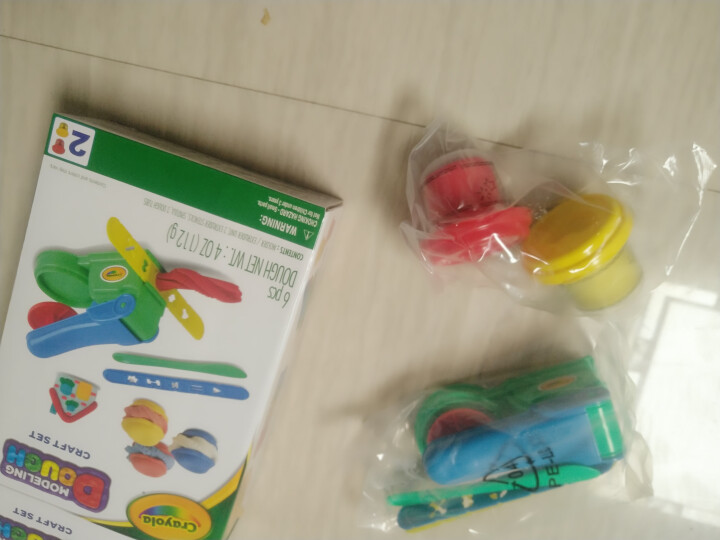 美国绘儿乐Crayola 儿童创意情景玩具 手工DIY橡皮泥彩泥厨房系列 绿色环保粘土套装 欢乐意面制作机套装A1,第3张