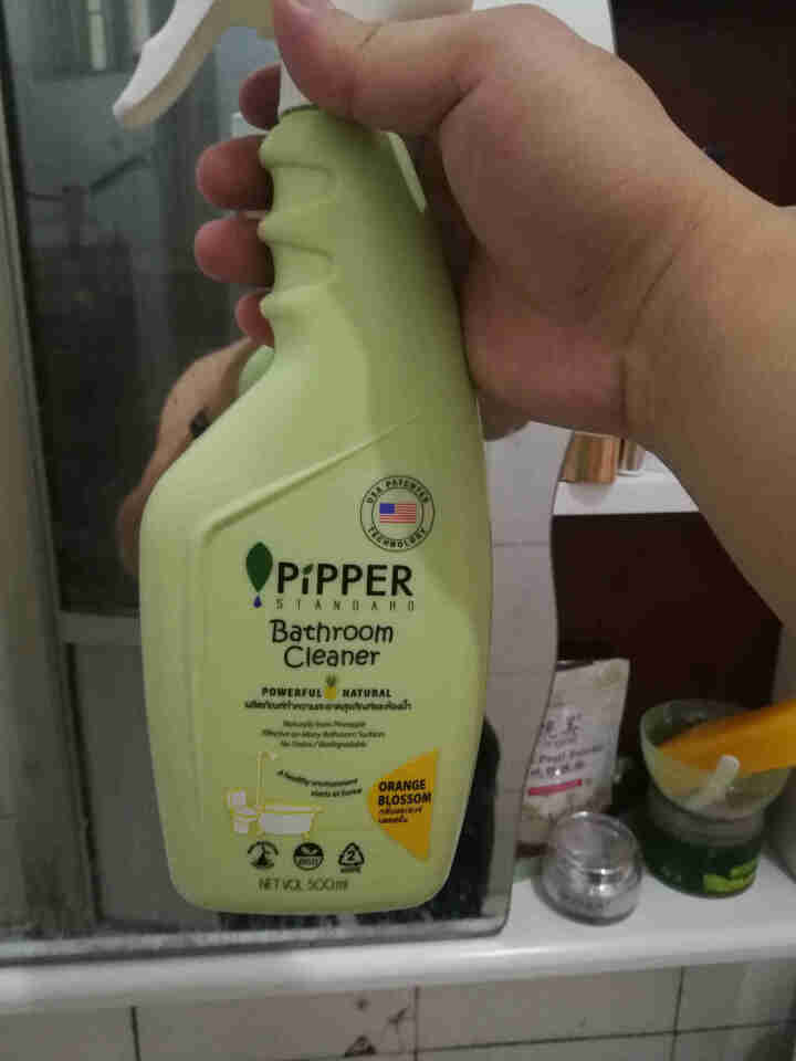 PIPPER 浴室清洁剂 有效的去除皂垢 浴室表面污垢 500ml 植物酵素怎么样，好用吗，口碑，心得，评价，试用报告,第3张