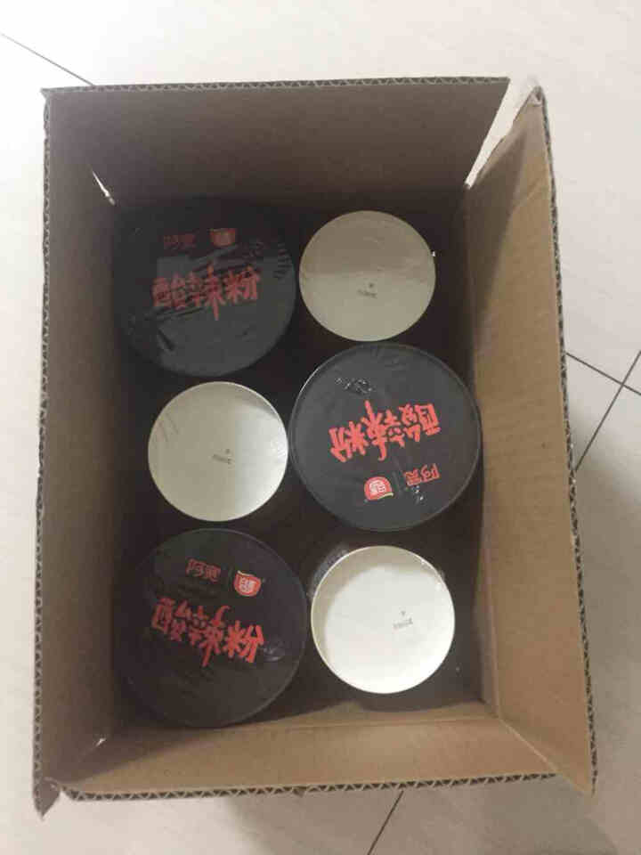 【整箱】 白家陈记 重庆酸辣粉丝100g*6杯怎么样，好用吗，口碑，心得，评价，试用报告,第3张