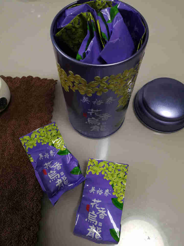 吴裕泰 茶叶 浓香型桂花乌龙茶 花香乌龙茶  茶叶 105g/罐 H怎么样，好用吗，口碑，心得，评价，试用报告,第2张