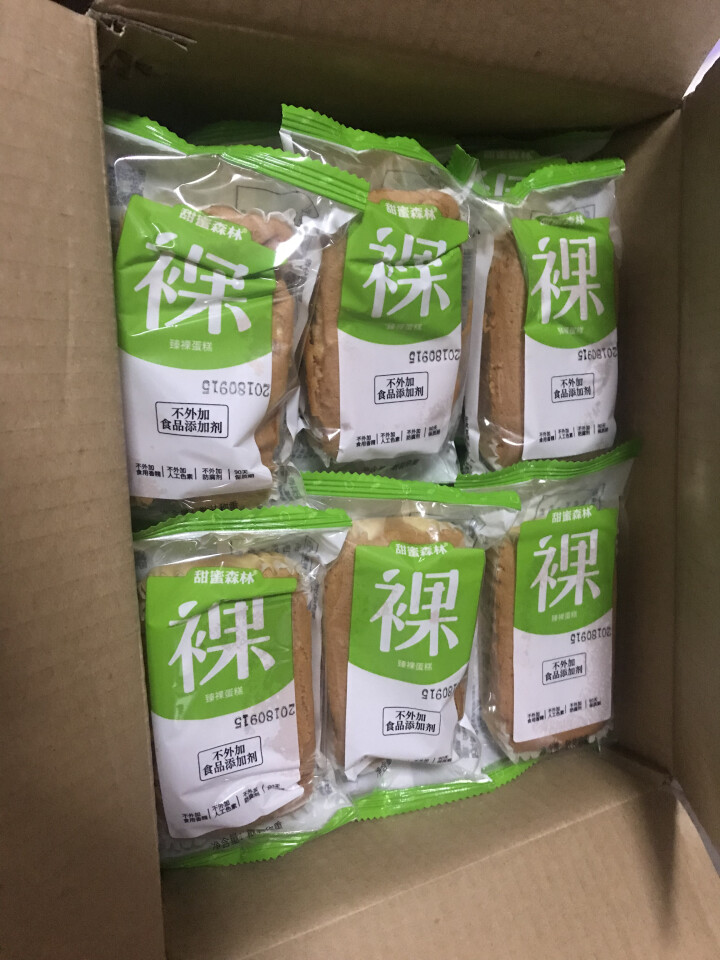 甜蜜森林无添加臻裸蛋糕800g 网红糕点手撕面包早餐整箱孕妇零食小吃怎么样，好用吗，口碑，心得，评价，试用报告,第3张