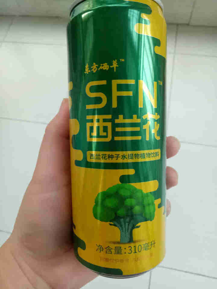 东方硒草 SFN西兰花植物饮料 种子水提物 萝卜硫苷 酸甜爽口 整箱装 310ml*6罐装怎么样，好用吗，口碑，心得，评价，试用报告,第3张