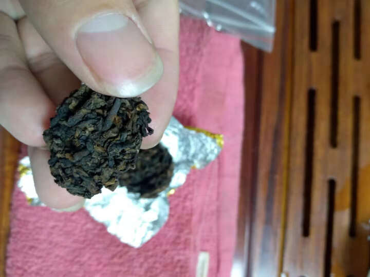 云茗木 普洱茶熟茶纯手工迷你小沱茶勐海大叶古树小龙珠陈年罐装 熟茶中端 同款茶样16克怎么样，好用吗，口碑，心得，评价，试用报告,第4张