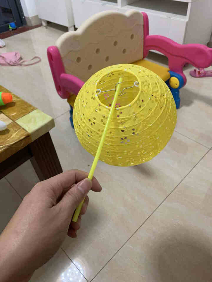 2019新品中秋节儿童卡通手提diy灯笼手工制作材料包纸灯笼幼儿园装饰礼物 多种图案随机一款怎么样，好用吗，口碑，心得，评价，试用报告,第2张