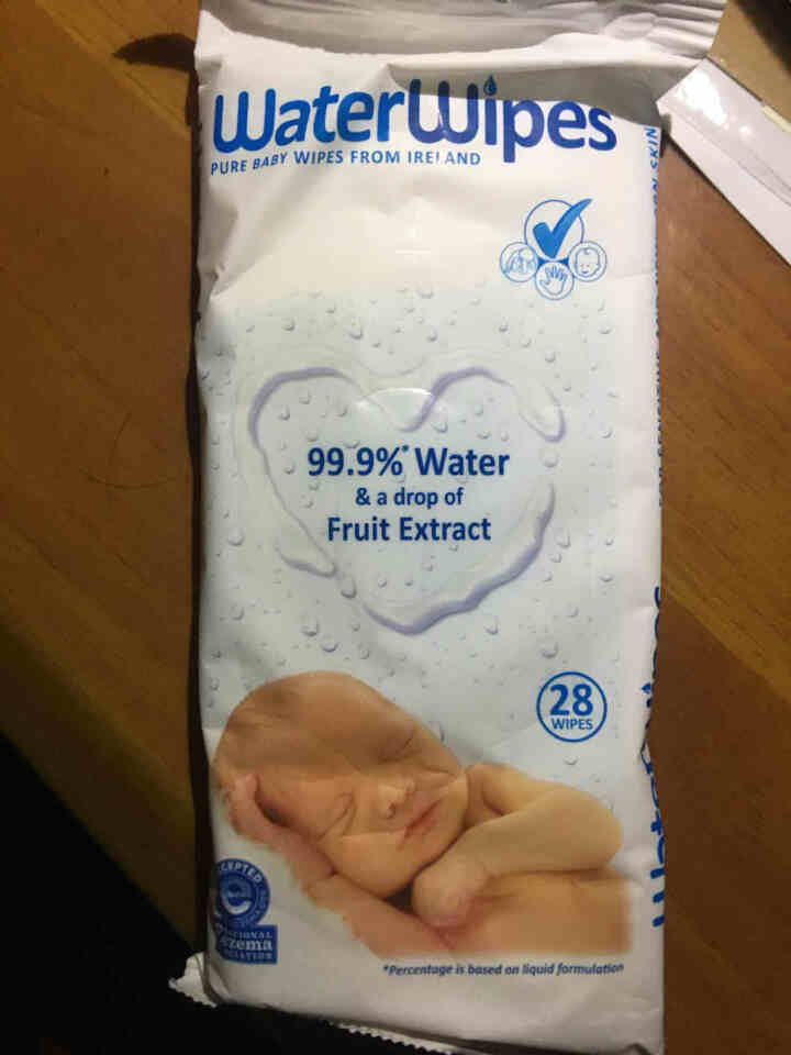 WaterWipes 爱尔兰进口 婴幼儿专用水湿巾 28抽 试用怎么样，好用吗，口碑，心得，评价，试用报告,第2张