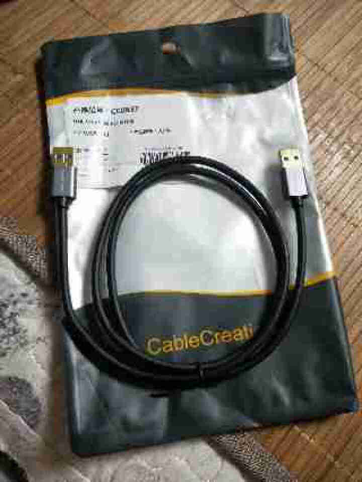 CABLE CREATION usb公对公数据线连接线 usb 公对公 3.0高速移动硬盘盒传输线 黑色 1米怎么样，好用吗，口碑，心得，评价，试用报告,第2张