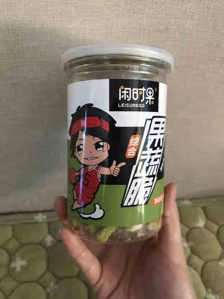 闲时果 综合果蔬脆100g 什锦混合蔬菜干土豆马铃薯芋头条萝卜莲藕南瓜片办公休闲零食送女友 综合果蔬脆100g/罐怎么样，好用吗，口碑，心得，评价，试用报告,第2张