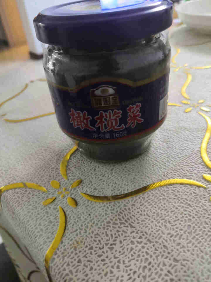 加厨宝潮汕橄榄菜瓶装拌面拌饭酱菜下饭小菜吃粥咸菜开胃菜腌酱橄榄泡菜小菜素肉咸菜早餐下饭菜160g 橄榄菜1瓶怎么样，好用吗，口碑，心得，评价，试用报告,第2张