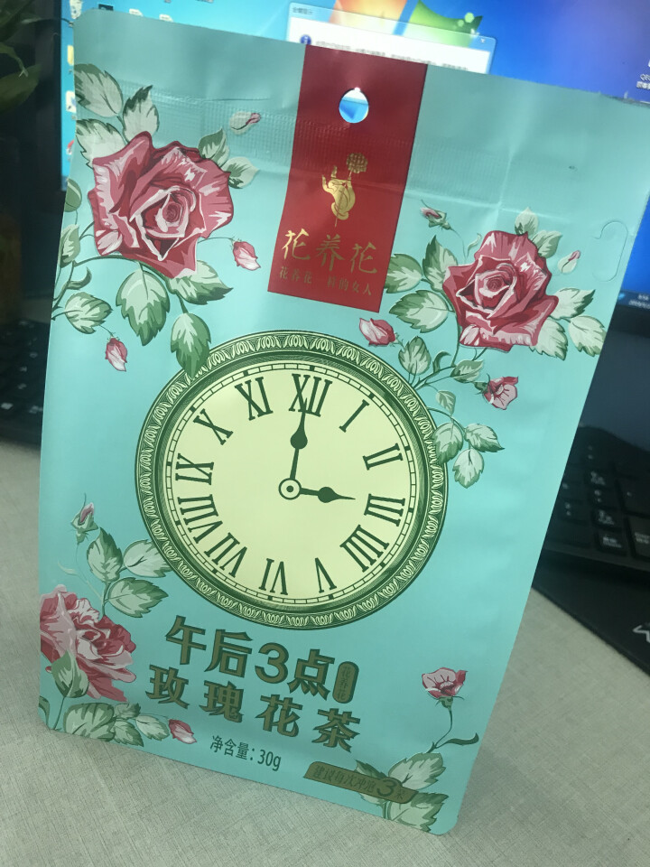 花养花 玫瑰花茶特级玫瑰花茶大朵花冠茶花草茶平阴烘干无硫纸袋装30g 30g怎么样，好用吗，口碑，心得，评价，试用报告,第2张