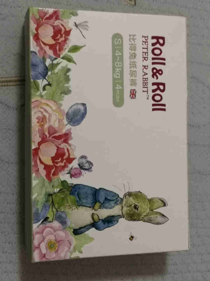 乐滚乐滚（Roll&Roll）比得兔纸尿裤婴儿尿不湿 超薄干爽透气 试用装礼盒装 S码4片怎么样，好用吗，口碑，心得，评价，试用报告,第2张