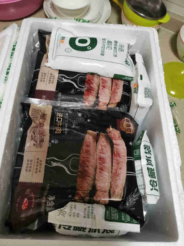 潮香村  薄盐原肉整切牛排套餐 进口牛肉手工调理静腌 送进口料包生鲜健身烧烤食材 薄盐牛排套餐10片装1830g怎么样，好用吗，口碑，心得，评价，试用报告,第2张