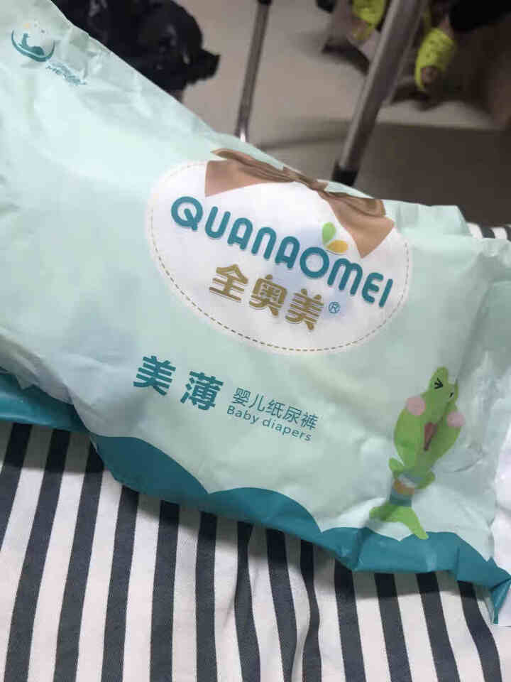 全奥美（Quanaomei）美薄系列婴儿纸尿裤尿不湿尿裤M码52片 L码体验装/8片怎么样，好用吗，口碑，心得，评价，试用报告,第2张