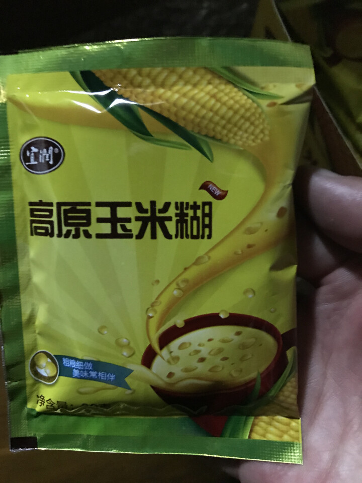 宜润玉米糊 速食粥粉玉米粥粉面早餐粥 即食冲饮宝宝粗粮代餐 420g/盒（30克×14袋）怎么样，好用吗，口碑，心得，评价，试用报告,第4张