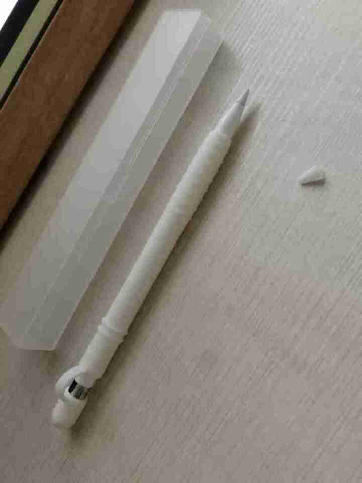 与乐 Apple pencil笔尖套一代二代笔帽笔套 硅胶笔盖2018新ipad11/12.9英寸 硅胶笔尖保护套 | 透明色 | 8个装 Apple Penc,第4张