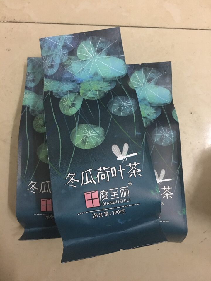 《千度至丽》冬瓜荷叶茶 冬瓜茶 荷叶茶 120克 买1袋发3袋包邮怎么样，好用吗，口碑，心得，评价，试用报告,第2张