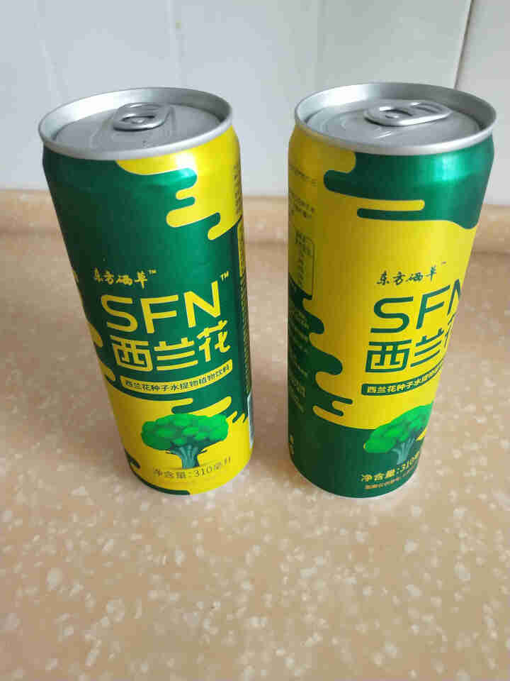 东方硒草 SFN西兰花种子水提物植物饮料 萝卜硫苷 310ml*2罐装怎么样，好用吗，口碑，心得，评价，试用报告,第2张