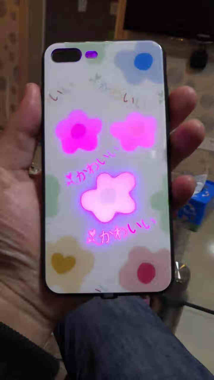 雅好 泫雅风ins苹果x手机壳11pro新款iphone11/XSMAX网红8p来电闪XR少女7发光 苹果x/xs【泫雅风,第3张