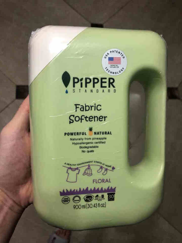 PIPPER 柔顺剂 900ml 衣物柔顺剂 植物酵素 花香型怎么样，好用吗，口碑，心得，评价，试用报告,第2张