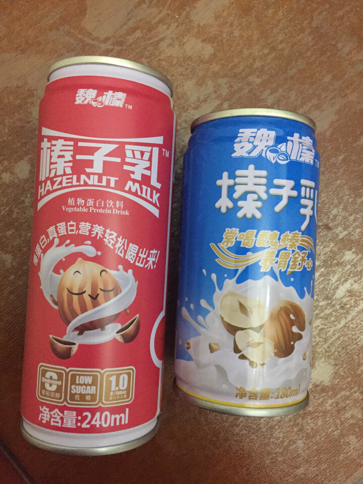 魏榛榛子乳植物蛋白饮料 醇香240ml*1+柔香180ml*1试用装怎么样，好用吗，口碑，心得，评价，试用报告,第2张