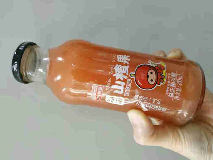 亿佳果园 山楂汁果汁饮料整箱包邮家庭装300ml*12玻璃瓶怎么样，好用吗，口碑，心得，评价，试用报告,第4张