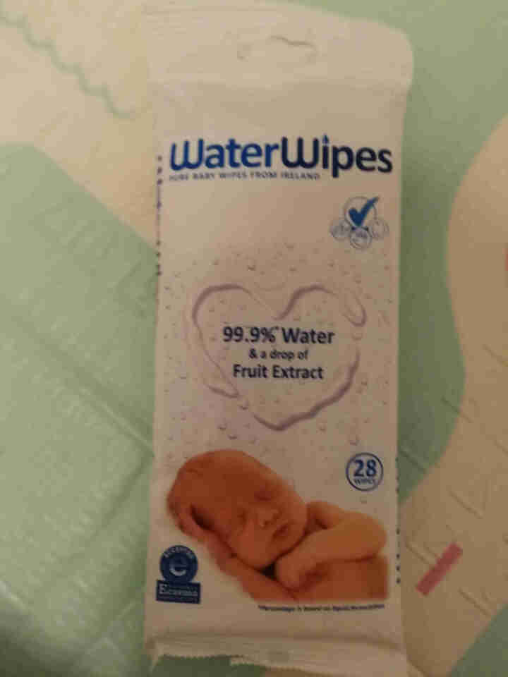 WaterWipes 爱尔兰进口 婴幼儿专用水湿巾 28抽 试用怎么样，好用吗，口碑，心得，评价，试用报告,第2张