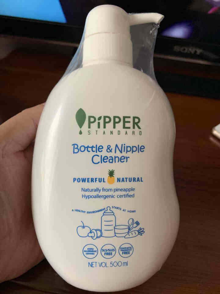 PIPPER 奶瓶奶嘴清洁剂 500ml 植物酵素 清洁剂奶瓶怎么样，好用吗，口碑，心得，评价，试用报告,第2张