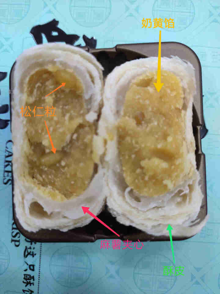 一品粤 奶皇晶沙酥 咸蛋黄酥早餐饼奶皇馅饼 广东手信广州特产礼盒装糕点休闲零食 6枚240g怎么样，好用吗，口碑，心得，评价，试用报告,第8张