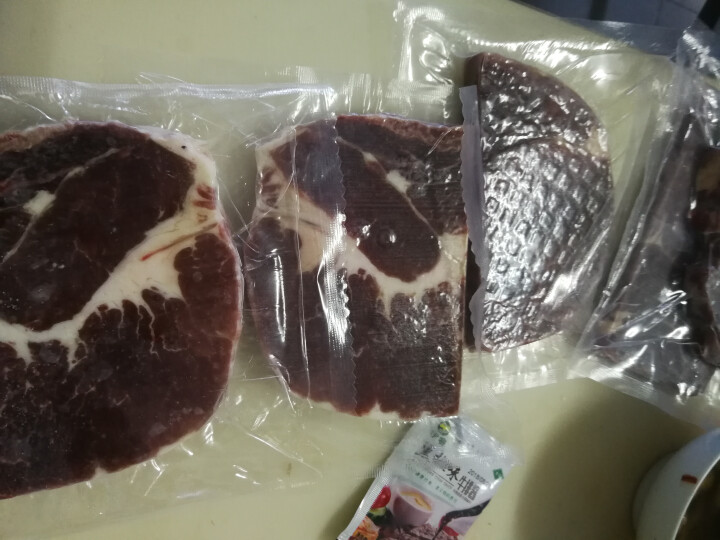 伊赛 巴西上脑牛排 750g/袋 5片 原切进口 草饲牛肉 生鲜自营 送酱包怎么样，好用吗，口碑，心得，评价，试用报告,第4张