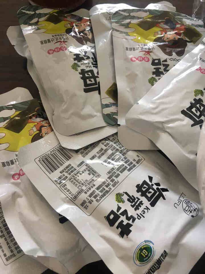 乐吉福海带结休闲零食香辣味海味特产245克开袋即食怎么样，好用吗，口碑，心得，评价，试用报告,第4张