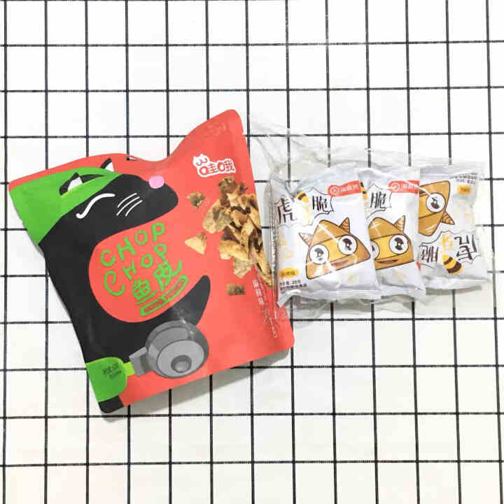 海底捞 哇哦鱼皮（麻辣味）60g +烧烤味虎牙脆20g*3包 脆鱼皮即食零食、办公室休闲小食小吃怎么样，好用吗，口碑，心得，评价，试用报告,第2张