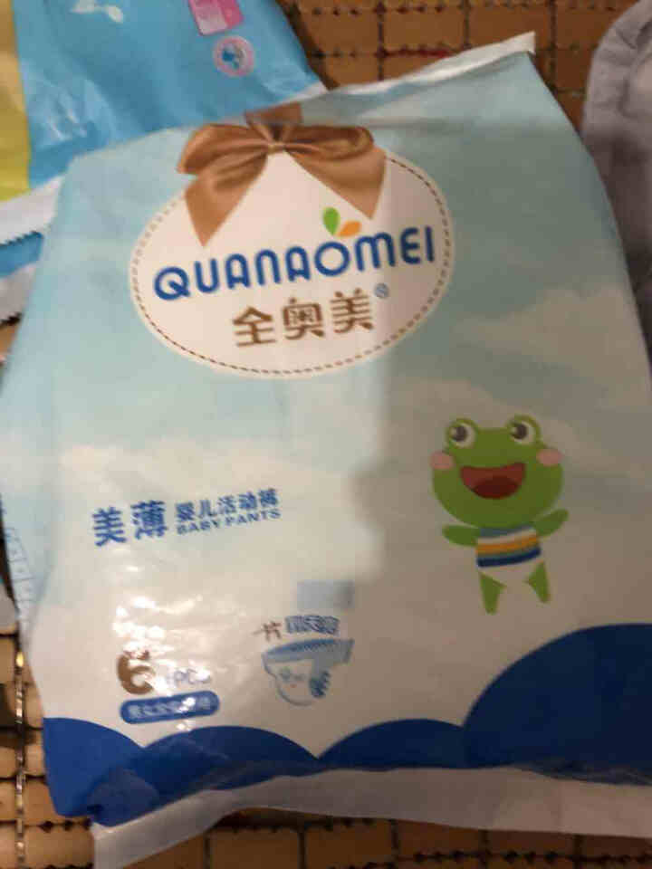 全奥美（Quanaomei）美薄系列婴儿纸尿裤尿不湿拉拉裤活动裤L码 XL码体验装/6片怎么样，好用吗，口碑，心得，评价，试用报告,第2张