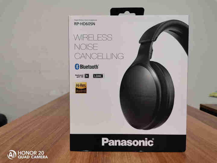 松下（Panasonic）HD605无线蓝牙降噪耳机 头戴式 主动降噪 高解析度 黑色怎么样，好用吗，口碑，心得，评价，试用报告,第2张