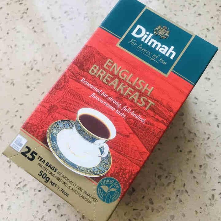 Dilmah迪尔玛SR英式早餐红茶包25片 锡兰红茶包 英式红茶茶包怎么样，好用吗，口碑，心得，评价，试用报告,第2张