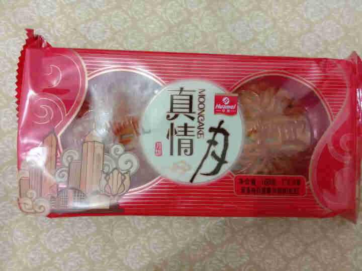 华美 散装月饼 真情月80g 两个装 广式月饼 蛋黄白莲蓉月饼80g怎么样，好用吗，口碑，心得，评价，试用报告,第3张