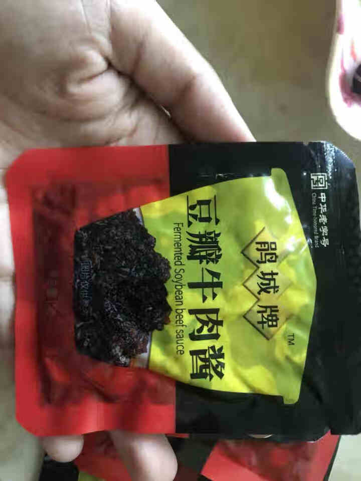 【包邮】鹃城牌牛肉酱酱香味下饭拌面豆瓣味15g*5袋小规格更卫生怎么样，好用吗，口碑，心得，评价，试用报告,第3张