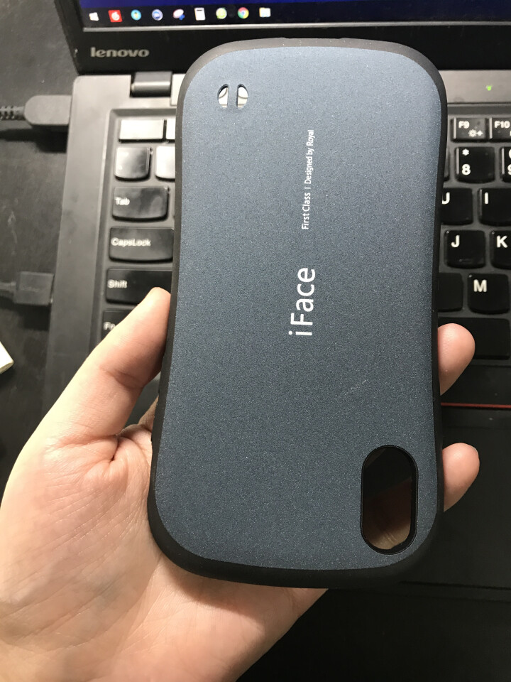 IFACE MALL苹果iPhone X/XR/Xs Max手机壳磨砂防摔全包男女个性硬壳厚款 岩砂蓝 X和XS通用 5.8英寸怎么样，好用吗，口碑，心得，评价,第3张