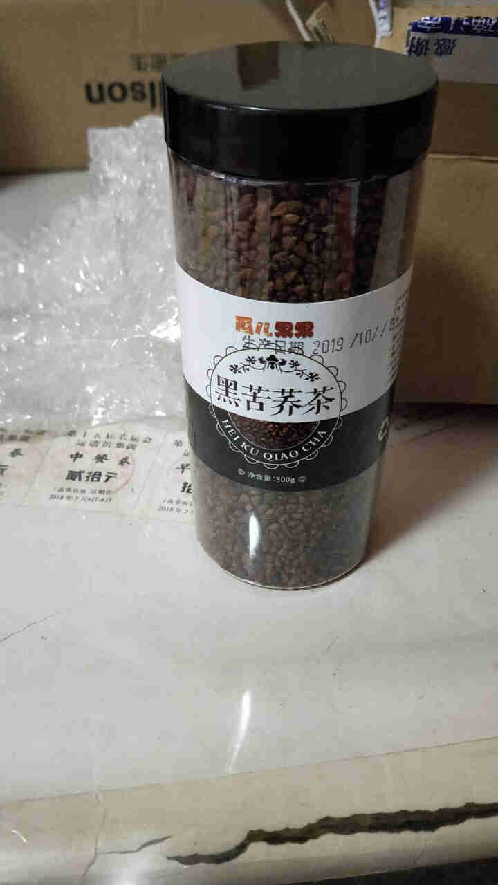 黑苦荞茶全胚芽特级 四川凉山正品罐装 浓香型黑珍珠苦荞麦茶 300g罐装怎么样，好用吗，口碑，心得，评价，试用报告,第4张