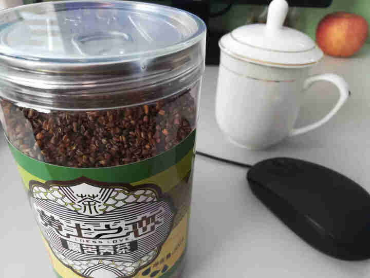 黄土之恋  黑苦荞茶500g罐装全胚芽荞麦茶花草茶苦荞茶饮罐装 500g怎么样，好用吗，口碑，心得，评价，试用报告,第4张