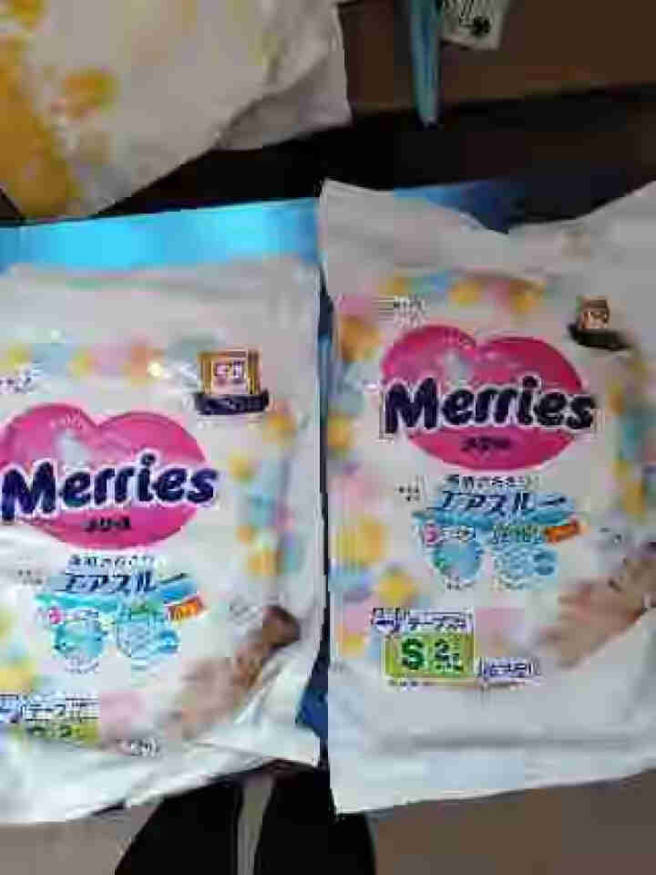 【旗舰店】花王（Merries）妙而舒瞬爽透气 婴儿纸尿裤小号尿不湿（4,第2张