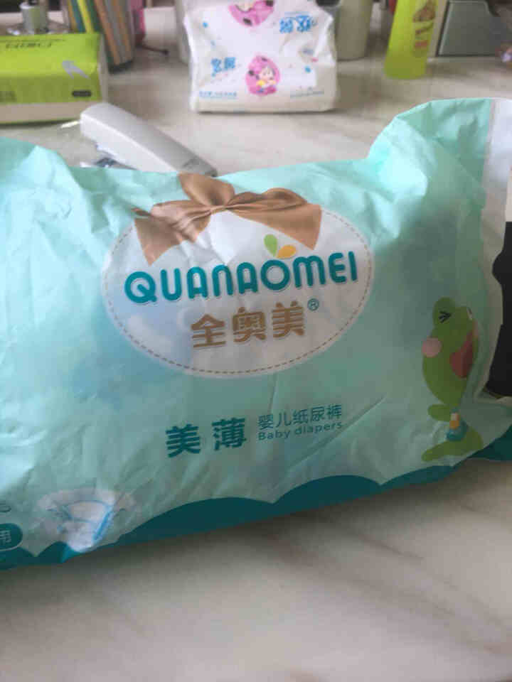 全奥美（Quanaomei）美薄系列婴儿纸尿裤尿不湿尿裤M码52片 L码体验装/8片怎么样，好用吗，口碑，心得，评价，试用报告,第2张