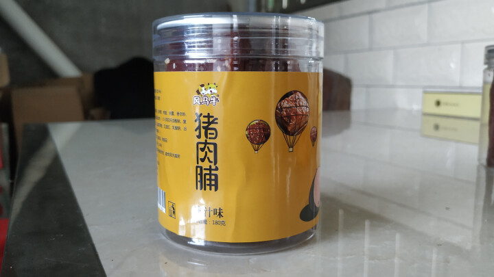 风马牛 肉干肉脯休闲零食猪肉脯靖江特产2018新款 360g/2罐 蜜汁香辣原味3种口味 1罐蜜汁 1罐香辣怎么样，好用吗，口碑，心得，评价，试用报告,第3张