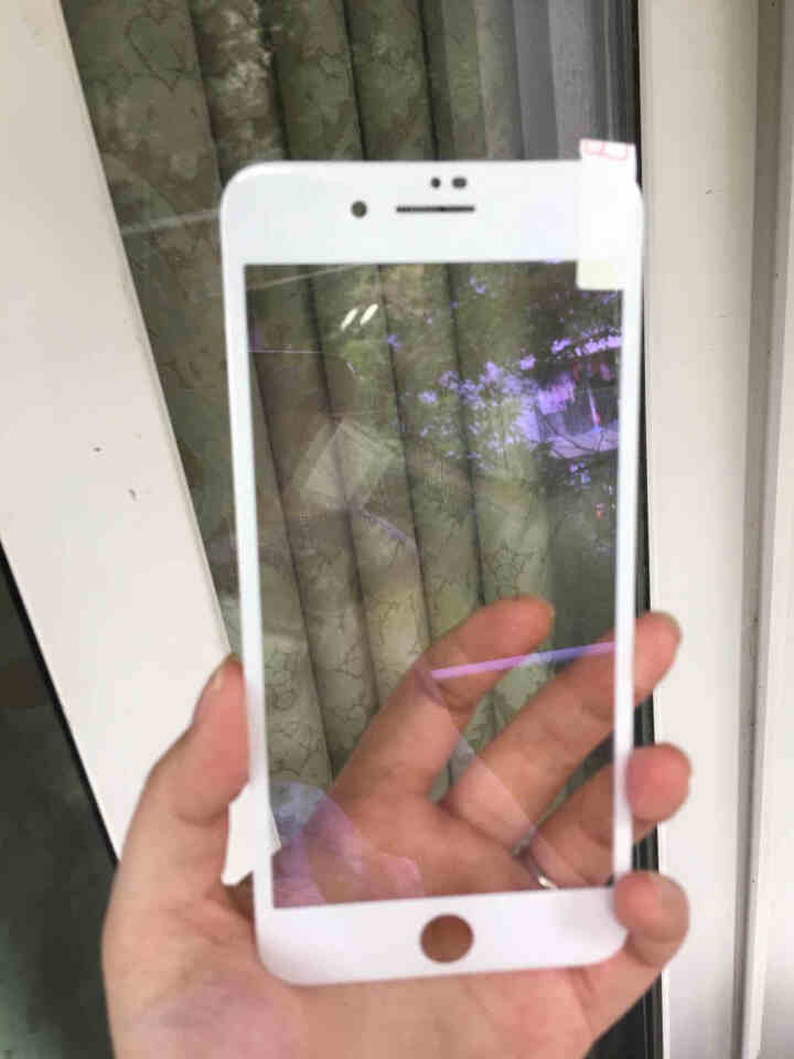 呆瓜儿【两片装】苹果8钢化膜iphone8/7/6/6splus全屏覆盖3D抗蓝光软边手机膜 白色 苹果7P/8PLUS白色蓝光贴膜怎么样，好用吗，口碑，心得，,第4张