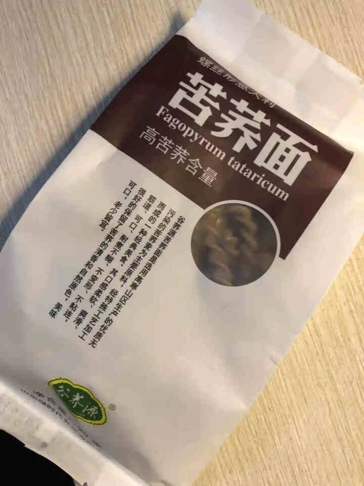 谷荞源 60%高苦荞含量低GI意大利面条糖友主食挂面 无糖无添加 糖尿人健康主食 螺旋荞麦面 螺旋形主食面 90g*5袋怎么样，好用吗，口碑，心得，评价，试用报,第2张