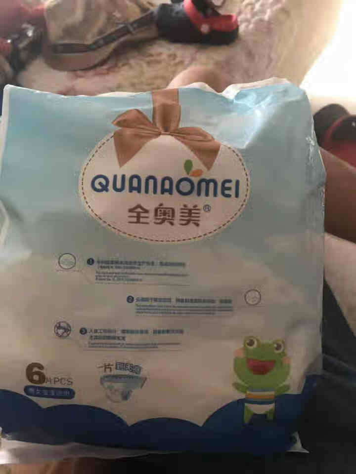 全奥美（Quanaomei）美薄系列婴儿纸尿裤尿不湿拉拉裤活动裤L码 XL码体验装/6片怎么样，好用吗，口碑，心得，评价，试用报告,第3张